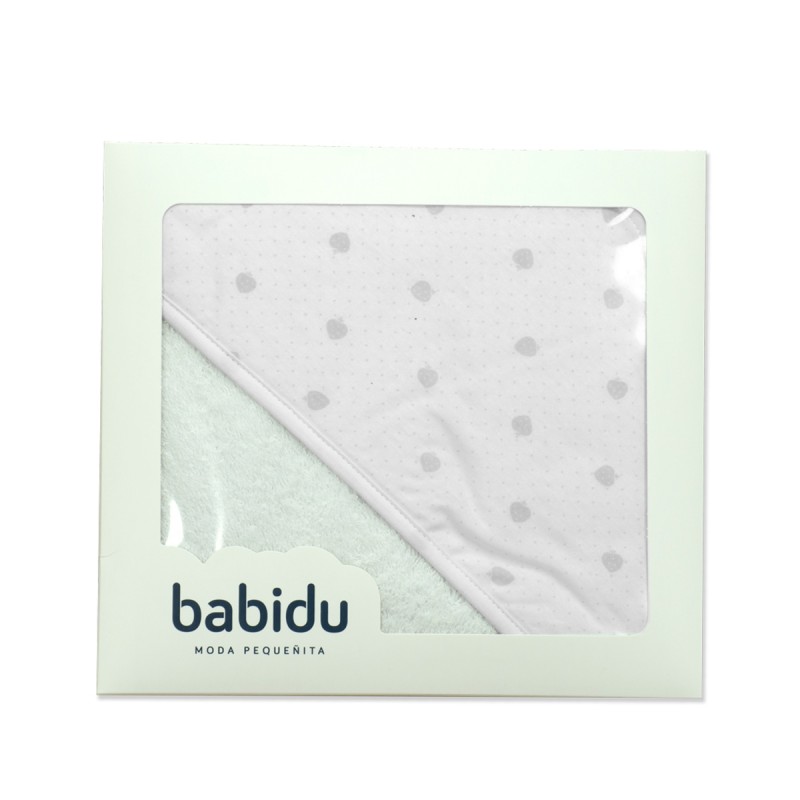 BABY TOWEL BATH STRAWBERRY